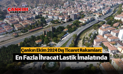 Çankırı Ekim 2024 Dış Ticaret Rakamları Açıklandı