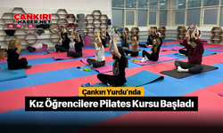 Çankırı Yurdu’nda Kız Öğrencilere Pilates Kursu Başladı