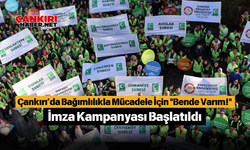 Çankırı’da Bağımlılıkla Mücadele İçin "Bende Varım!" İmza Kampanyası Başlatıldı