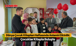 Dünya Çocuk Kitapları Haftasında Anlamlı Etkinlik: Çocuklar Kitapla Buluştu