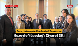 Genç Hukukçular Cumhuriyet Başsavcısı Huzeyfe Yücedağ’ı Ziyaret Etti