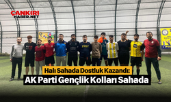 Halı Sahada Dostluk Kazandı AK Parti Gençlik Kolları Sahada