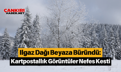 Ilgaz Dağı Beyaza Büründü: Kartpostallık Görüntüler Nefes Kesti