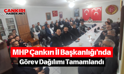 MHP Çankırı İl Başkanlığı'nda Görev Dağılımı Tamamlandı