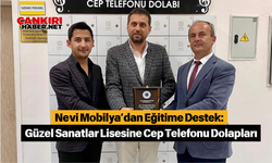 Nevi Mobilya’dan Eğitime Destek: Güzel Sanatlar Lisesine Cep Telefonu Dolapları