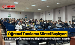 Öğrenci Tanılama Süreci Başlıyor: BİLSEM için Öğretmenlere Bilgilendirme Toplantısı Yapıldı