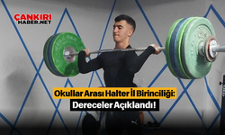 Okullar Arası Halter İl Birinciliği: Dereceler Açıklandı!