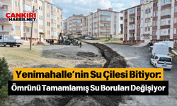 Yenimahalle’nin Su Çilesi Bitiyor: Ömrünü Tamamlamış Su Boruları Değişiyor