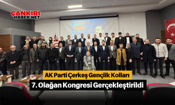 AK Parti Çerkeş Gençlik Kolları 7. Olağan Kongresi Gerçekleştirildi