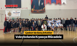 Çankırı’da Genç Erkekler Voleybolunda Kıyasıya Mücadele