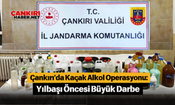 Çankırı'da Kaçak Alkol Operasyonu: Yılbaşı Öncesi Büyük Darbe