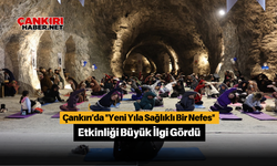 Çankırı'da "Yeni Yıla Sağlıklı Bir Nefes" Etkinliği Büyük İlgi Gördü