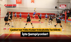 Çankırı’nın Yıldız Kızları Voleybolda Ter Döktü: İşte Şampiyonlar!