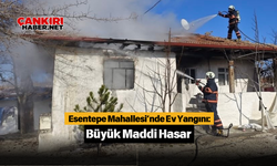 Esentepe Mahallesi’nde Ev Yangını: Büyük Maddi Hasar