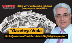 “GAZETEYE VEDA İLİMİZ ÇANKIRI’NIN YEREL GAZETELERİ GÜÇBİRLİĞİ YAPMIŞLAR”