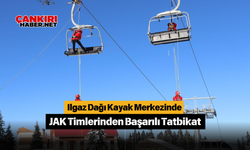 Ilgaz Dağı Kayak Merkezinde JAK Timlerinden Başarılı Tatbikat