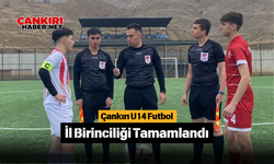 Çankırı U14 Futbol İl Birinciliği Tamamlandı