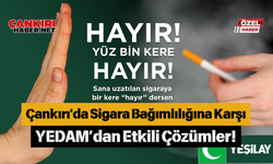 Çankırı'da Sigara Bağımlılığına Karşı YEDAM’dan Etkili Çözümler!