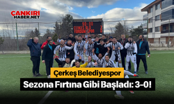 Çerkeş Belediyespor Sezona Fırtına Gibi Başladı: 3-0!