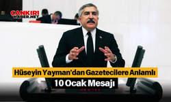 Hüseyin Yayman'dan Gazetecilere Anlamlı 10 Ocak Mesajı