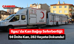 Ilgaz’da Kan Bağışı Seferberliği: 94 Ünite Kan, 282 Hayata Dokundu!