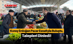 Koray Erdoğan Pazar Esnafıyla Buluştu, Talepleri Dinledi!