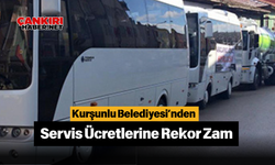 Kurşunlu Belediyesi’nden Servis Ücretlerine Rekor Zam