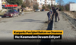 Kurşunlu Fen İşleri Bakım ve Onarıma Hız Kesmeden Devam Ediyor!