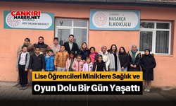 Lise Öğrencileri Miniklere Sağlık ve Oyun Dolu Bir Gün Yaşattı