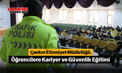 Polislerden Öğrencilere Kariyer ve Güvenlik Eğitimi