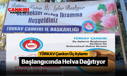 TÜRKAV Çankırı Üç Ayların Başlangıcında Helva Dağıtıyor