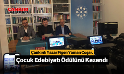 Çankırılı Yazar Figen Yaman Coşar, Çocuk Edebiyatı Ödülünü Kazandı