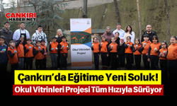 Çankırı’da Eğitime Yeni Soluk! Okul Vitrinleri Projesi Tüm Hızıyla Sürüyor