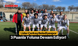 Lider Çerkeş Belediyespor 3 Puanla Yoluna Devam Ediyor!