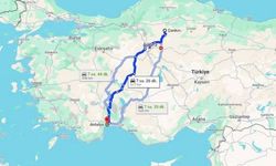 Çankırı-Antalya arası kaç kilometre?