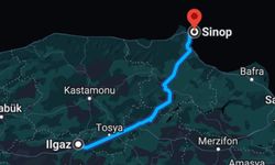 Çankırı Ilgaz-Sinop arası kaç kilometre?