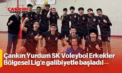 Çankırı Yurdum SK Voleybol Erkekler Bölgesel Lig'e galibiyetle başladı!