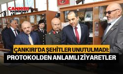 Çankırı'da şehitler unutulmadı: Protokolden anlamlı ziyaretler