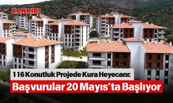 116 Konutluk Projede Kura Heyecanı: Başvurular 20 Mayıs’ta Başlıyor