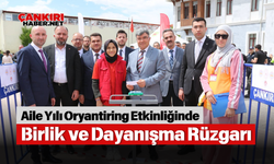Aile Yılı Oryantiring Etkinliğinde Birlik ve Dayanışma Rüzgarı
