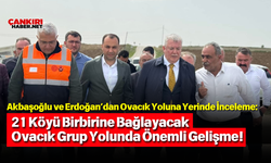 21 Köyü Birbirine Bağlayacak Ovacık Grup Yolunda Önemli Gelişme