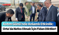 Astım Günü'nde Anlamlı Etkinlik: Orta’da Nefes Olmak İçin Fidan Diktiler!