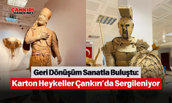 Atık Değil Sanat: Karton Heykeller Çankırı’da Sergileniyor