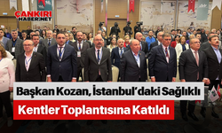 Başkan Kozan, İstanbul’daki Sağlıklı Kentler Toplantısına Katıldı