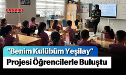 “Benim Kulübüm Yeşilay” Projesi Öğrencilerle Buluştu