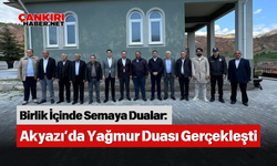Birlik İçinde Semaya Dualar: Akyazı’da Yağmur Duası Gerçekleşti