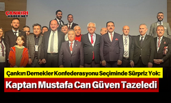 Çankırı Dernekler Konfederasyonu Seçiminde Sürpriz Yok: Mustafa Can Güven Tazeledi