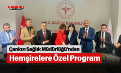 Çankırı Sağlık Müdürlüğü'nden Hemşirelere Özel Program