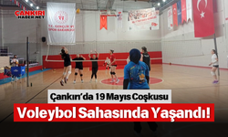 Çankırı’da 19 Mayıs Coşkusu Voleybol Sahasında Yaşandı!