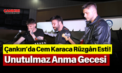 Çankırı’da Cem Karaca Rüzgârı Esti! Unutulmaz Anma Gecesi
